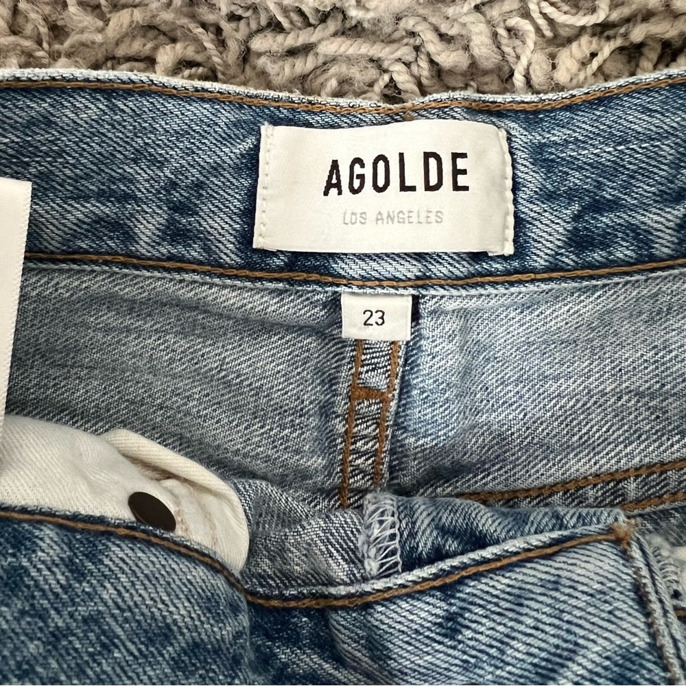 Agolde Riley High Rise Straight Jean - Picture 4 of 4